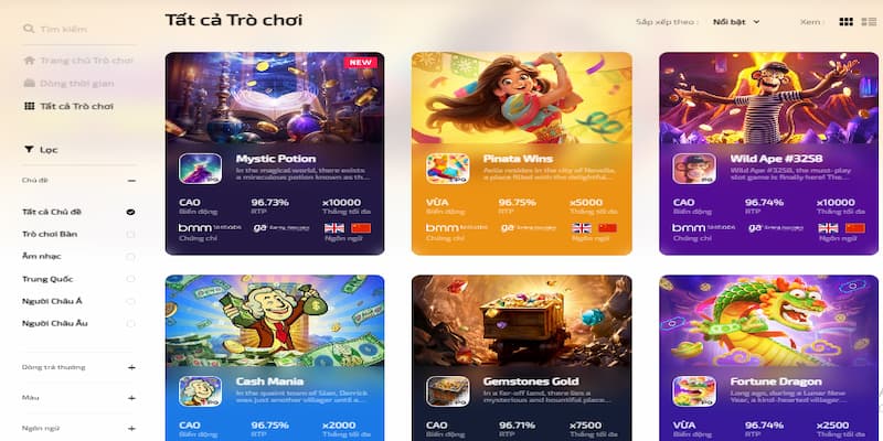 Những tựa game tuyệt đỉnh chỉ có tại PG SOFT bạn không nên bỏ qua