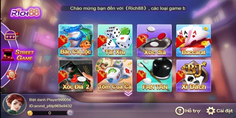 Ưu điểm khi chơi bài tại cổng game Rich88