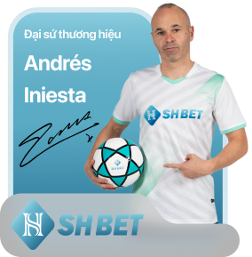 Đối tác Andres Iniesta của SHBET